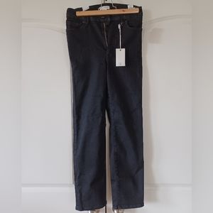 NWT Good American Always Fits Good Classic black165 jeans SZ 6-12 × 1